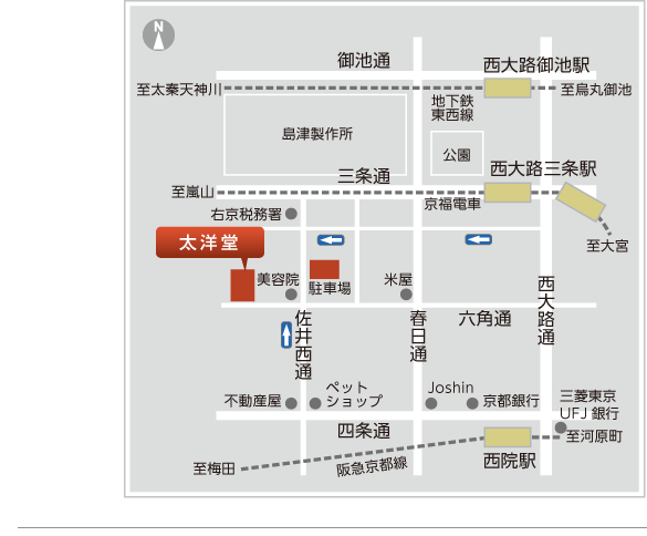 株式会社太洋堂　地図